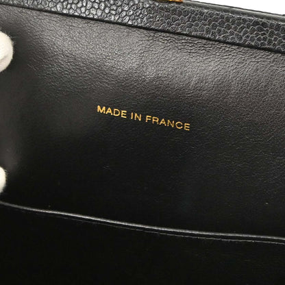 Chanel Black Caviar Skin Handbag