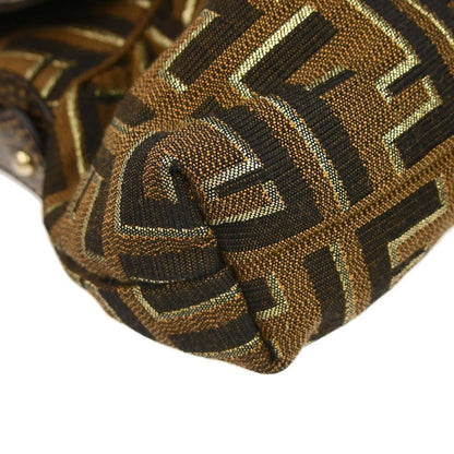 Fendi Brown Canvas Tobacco Zucca Chef Handbag
