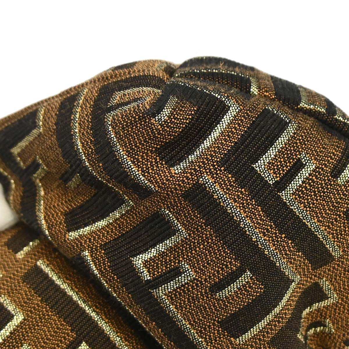 Fendi Brown Canvas Tobacco Zucca Chef Handbag