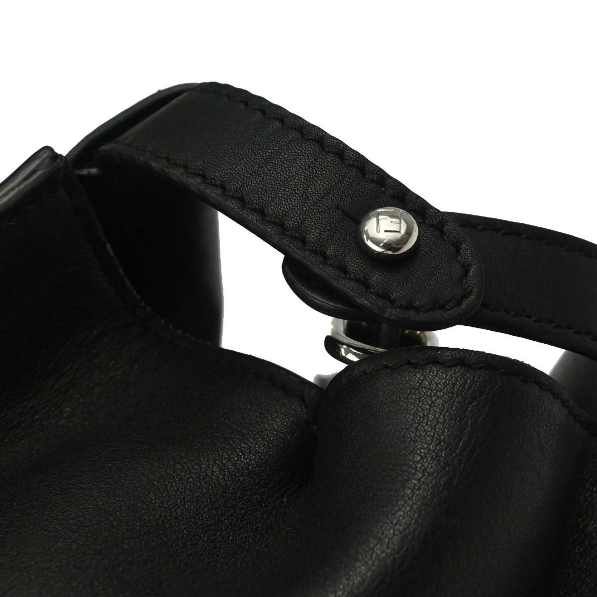 Fendi Black Peekaboo Fit Monster 2way Shoulder Handbag