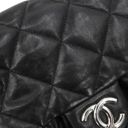 Chanel 2011 Black Calfskin Chain Around Shoulder Bag