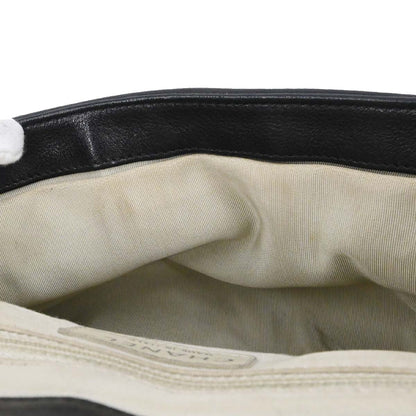Chanel 2011 Black Calfskin Chain Around Shoulder Bag