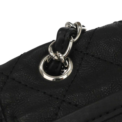 Chanel Black Lambskin Natural Beauty Split Pocket Flap Bag Shoulder Bag