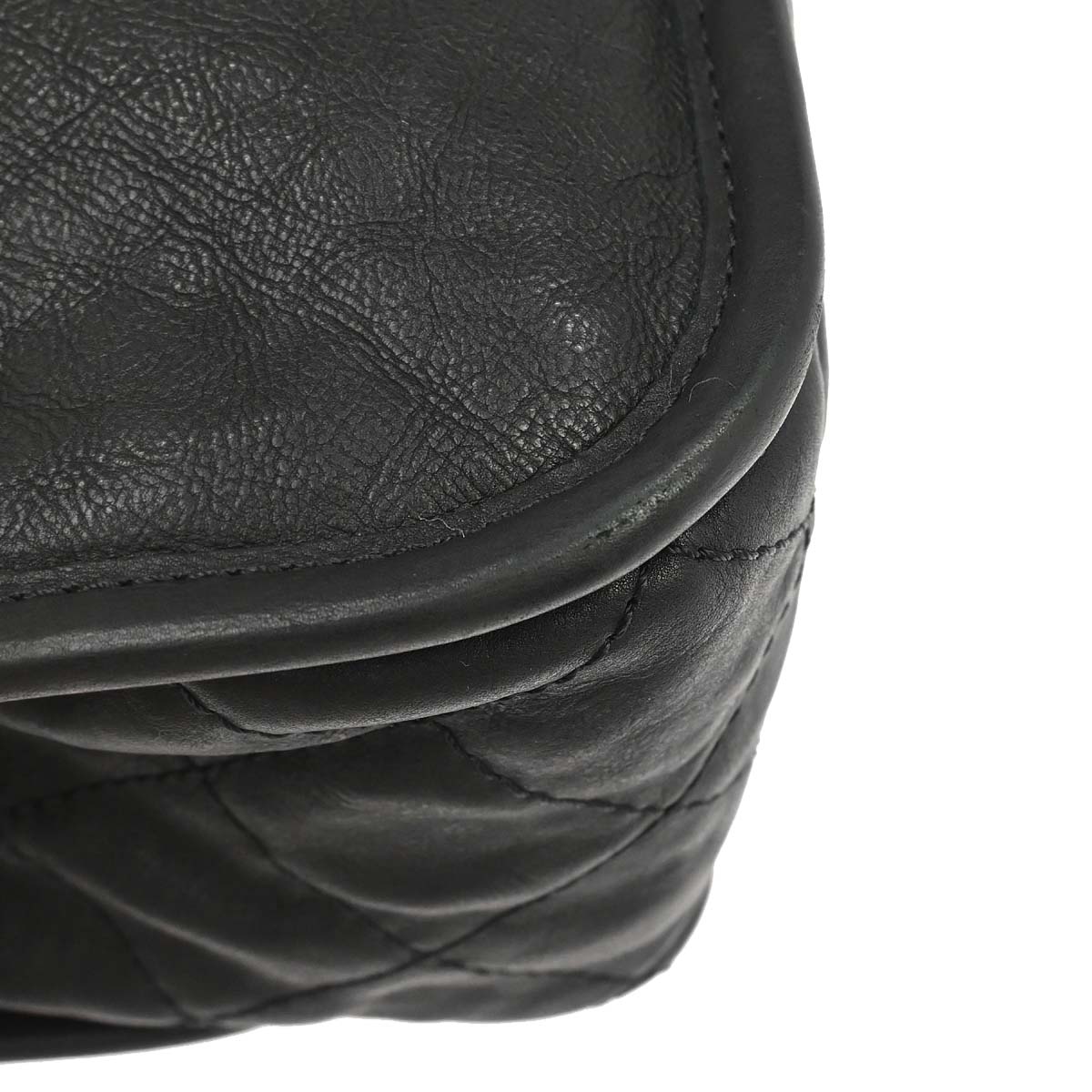 Chanel Black Lambskin Natural Beauty Split Pocket Flap Bag Shoulder Bag