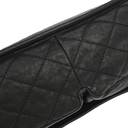 Chanel Black Lambskin Natural Beauty Split Pocket Flap Bag Shoulder Bag