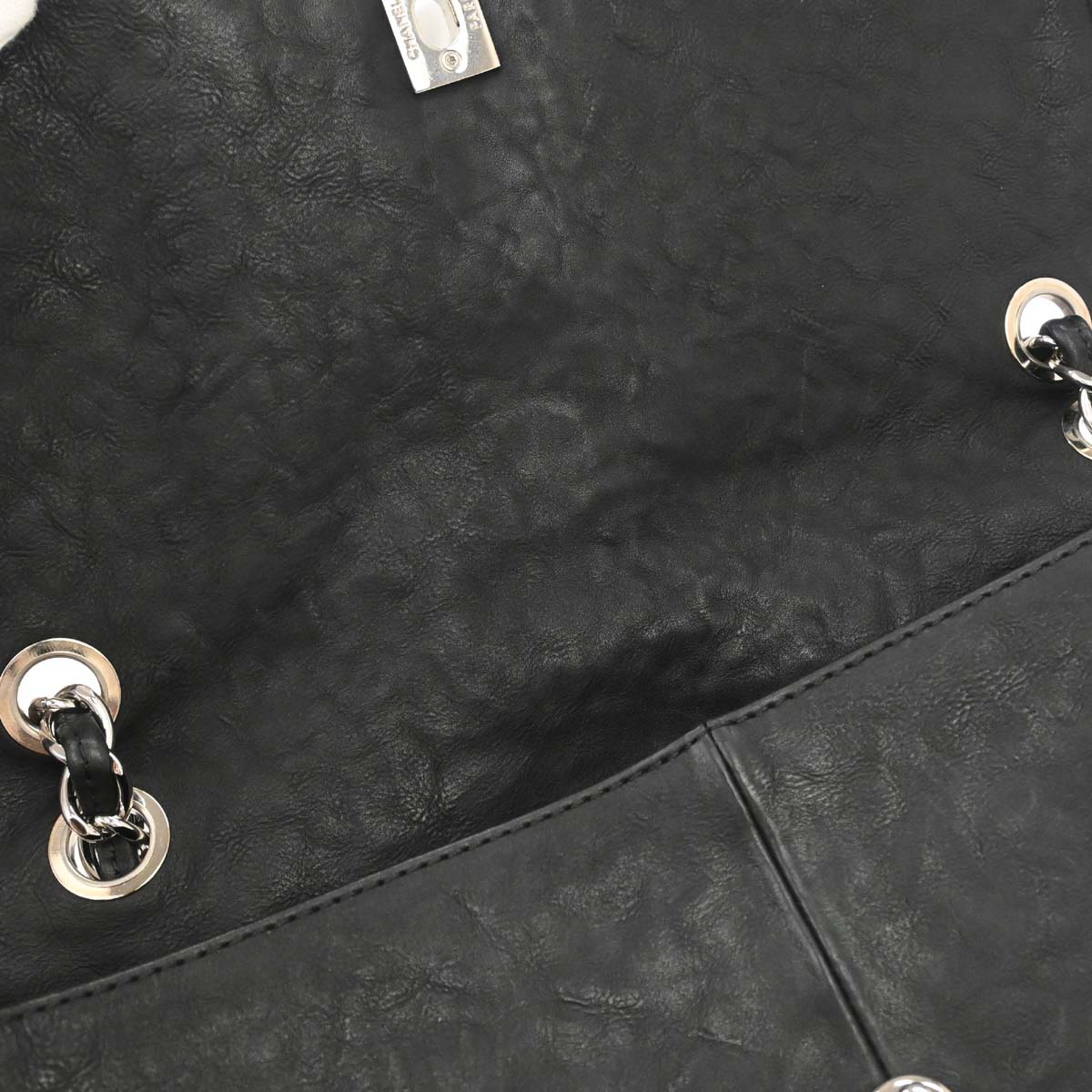 Chanel Black Lambskin Natural Beauty Split Pocket Flap Bag Shoulder Bag