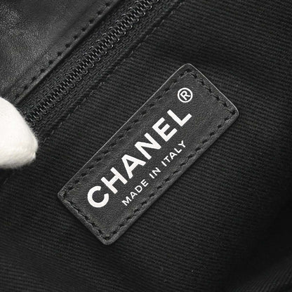 Chanel Black Lambskin Natural Beauty Split Pocket Flap Bag Shoulder Bag