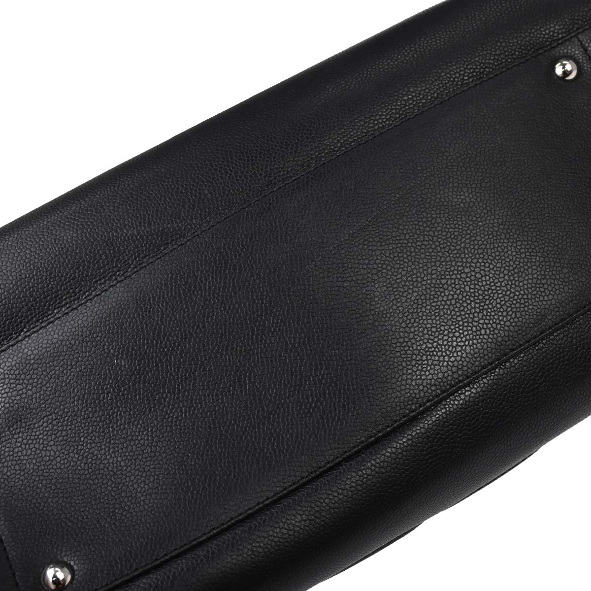 Chanel Black Caviar Skin Tote Handbag