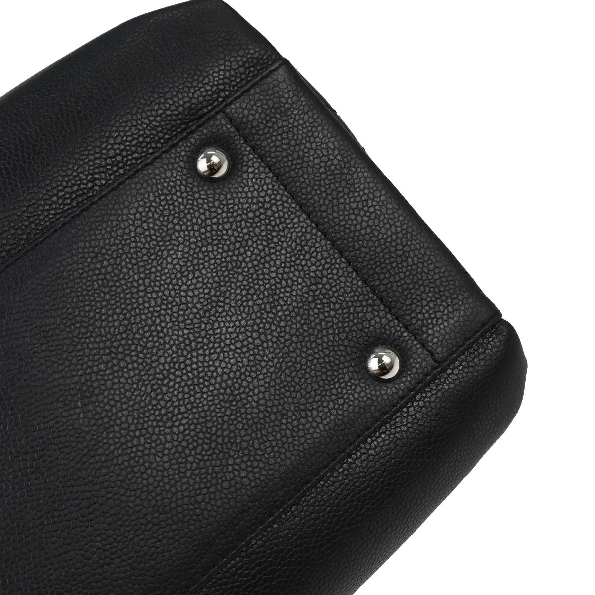 Chanel Black Caviar Skin Tote Handbag