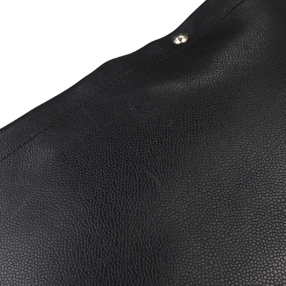 Chanel Black Caviar Skin Tote Handbag