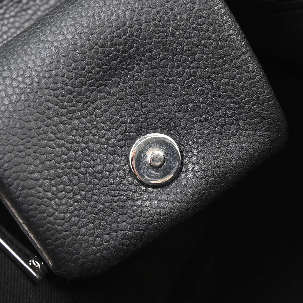 Chanel Black Caviar Skin Tote Handbag
