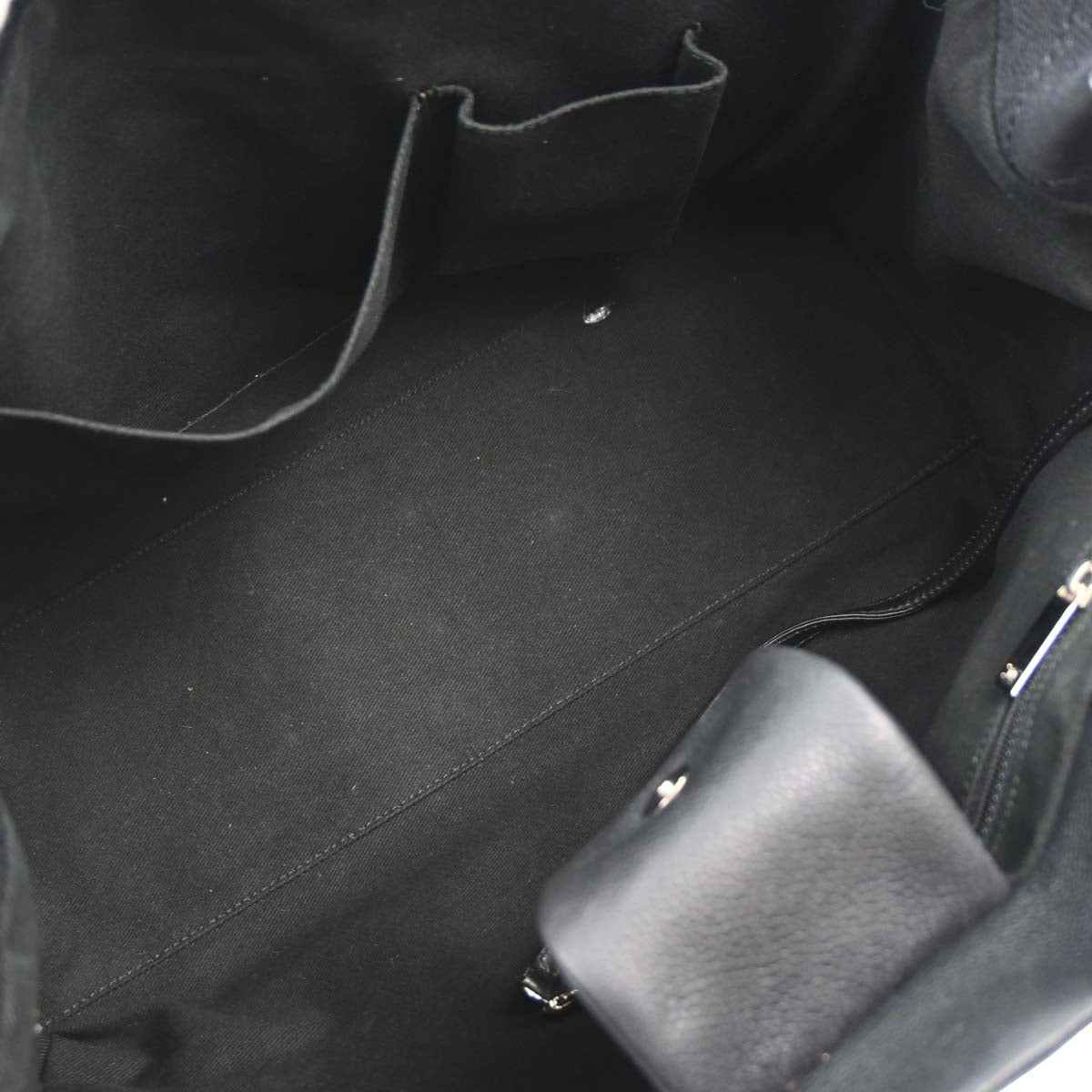 Chanel Black Caviar Skin Tote Handbag