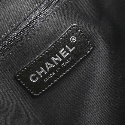 Chanel Black Caviar Skin Tote Handbag