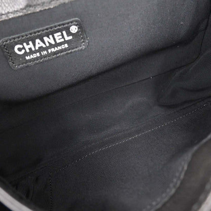 Boy Chanel 2013-2014 Black Lambskin Medium Shoulder Bag