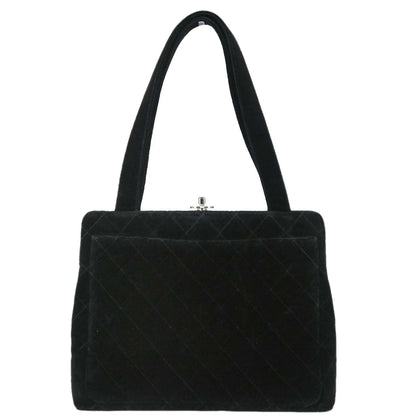 Chanel Black Velvet Handbag