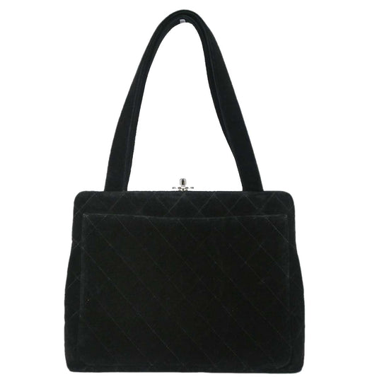 Chanel Black Velvet Handbag