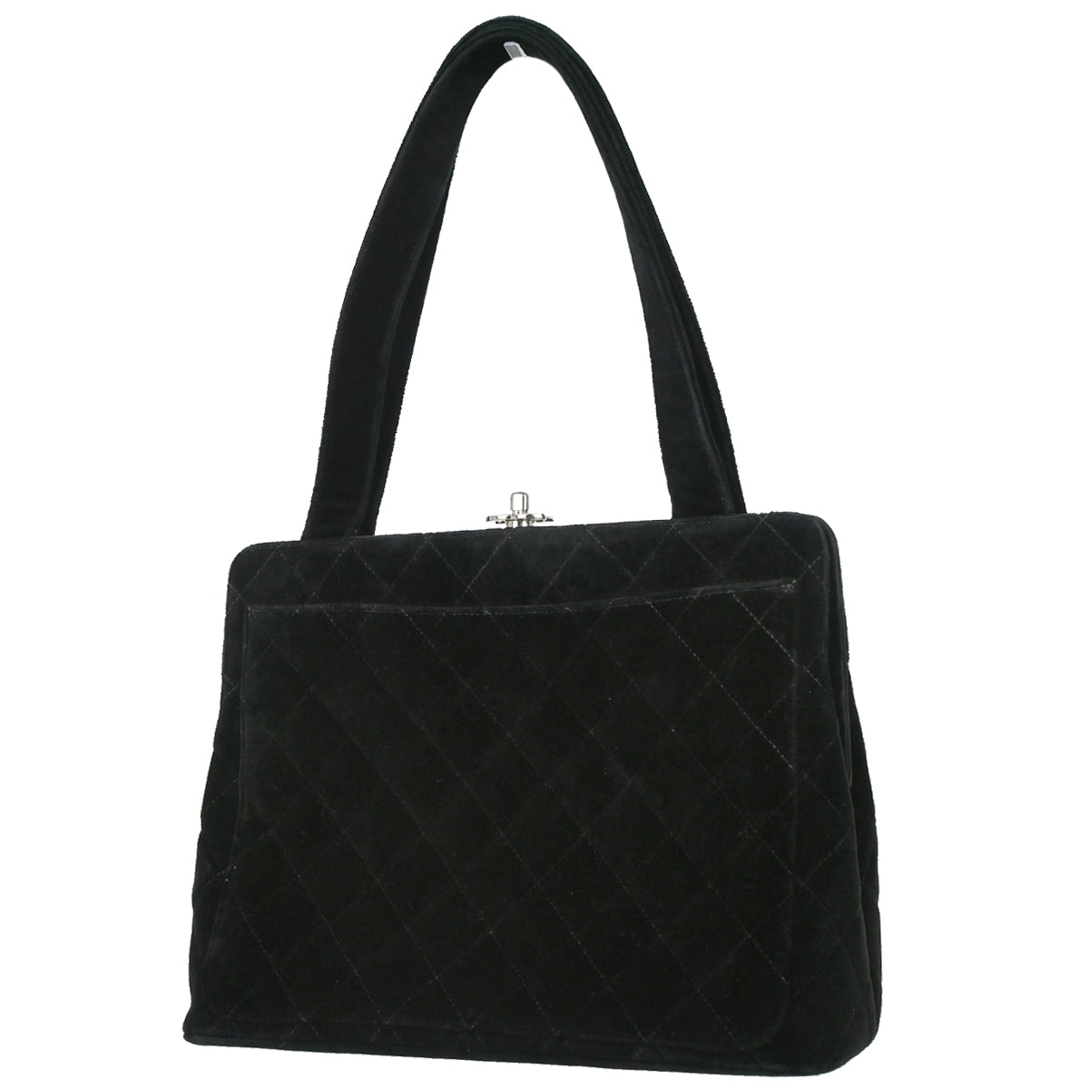 Chanel Black Velvet Handbag