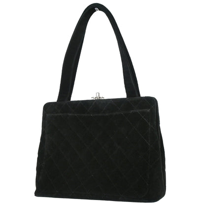 Chanel Black Velvet Handbag