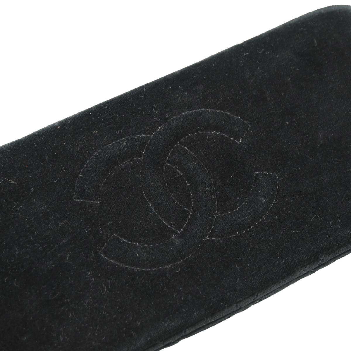 Chanel Black Velvet Handbag