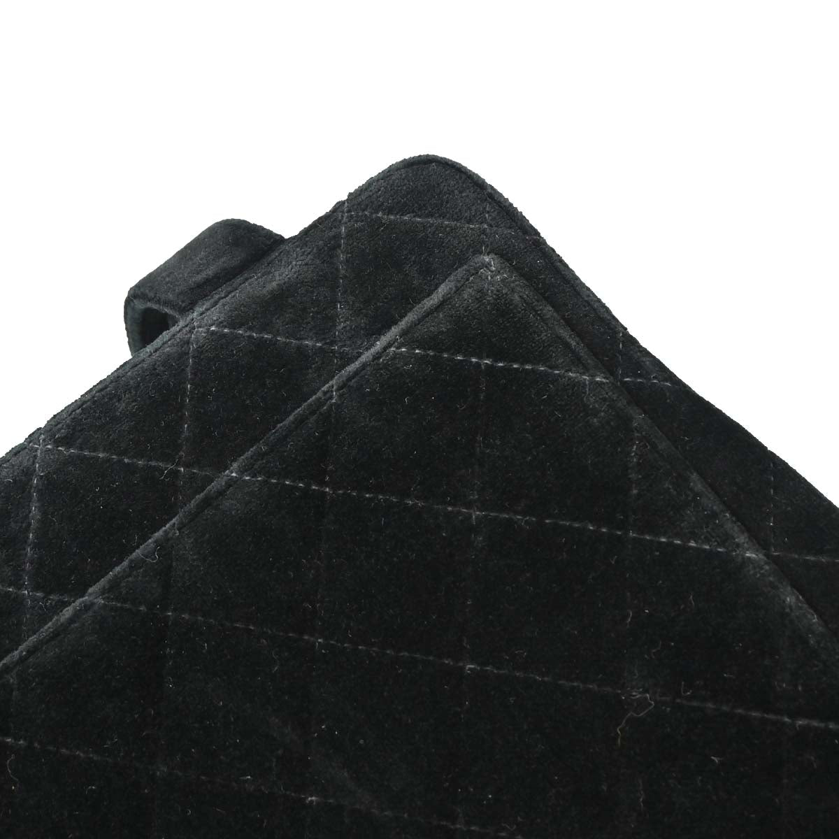 Chanel Black Velvet Handbag