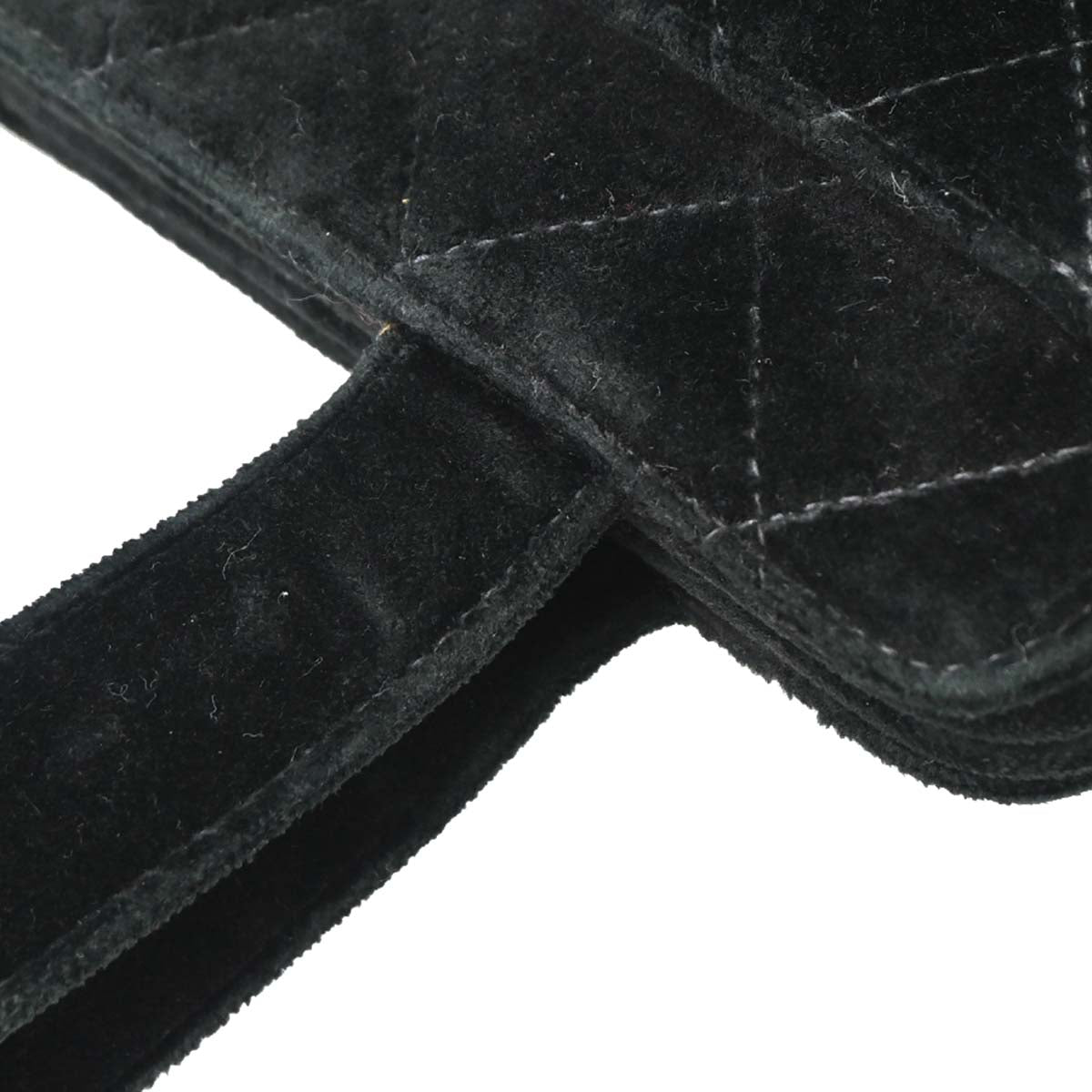 Chanel Black Velvet Handbag