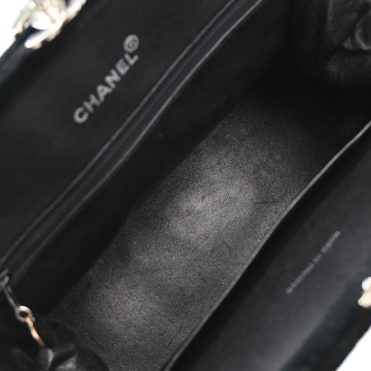 Chanel Black Velvet Handbag