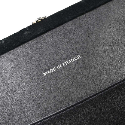Chanel Black Velvet Handbag