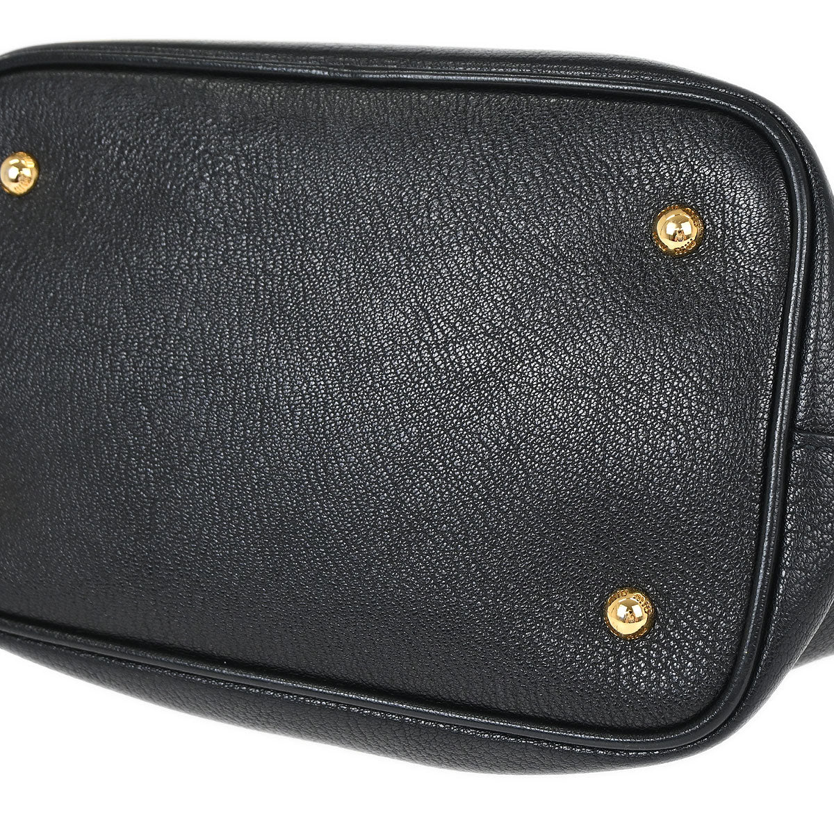 Miu Miu Black Chevre 2way Shoulder Tote Bag