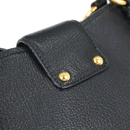 Miu Miu Black Chevre 2way Shoulder Tote Bag