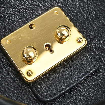 Miu Miu Black Chevre 2way Shoulder Tote Bag