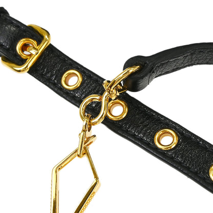 Miu Miu Black Chevre 2way Shoulder Tote Bag