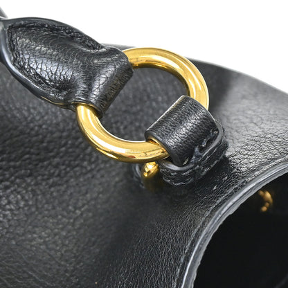 Miu Miu Black Chevre 2way Shoulder Tote Bag