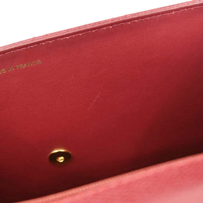 Chanel Red Caviar Skin Jumbo Classic Flap Shoulder Bag