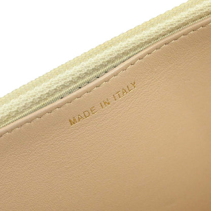 Chanel 2018 White Caviar Skin WOC Wallet on Chain Bag