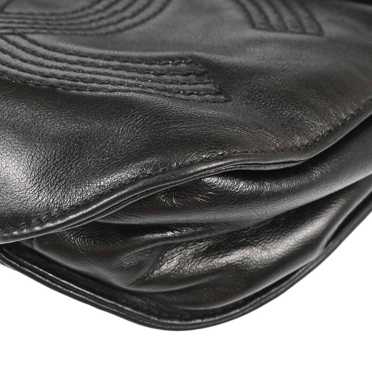 Chanel 1996-1997 Black Lambskin Backpack