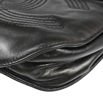 Chanel 1996-1997 Black Lambskin Backpack