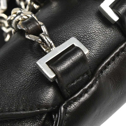 Chanel 1996-1997 Black Lambskin Backpack