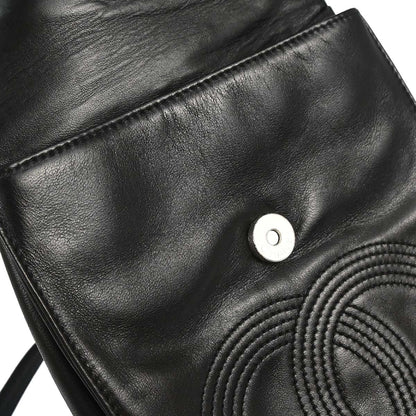 Chanel 1996-1997 Black Lambskin Backpack
