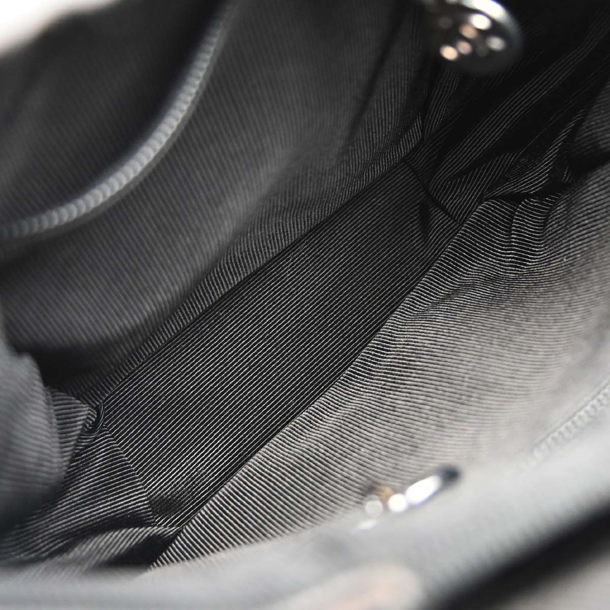 Chanel 1996-1997 Black Lambskin Backpack