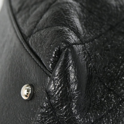 Chanel 2010-2011 Black Calfskin On The Road Drawstring Bucket Handbag