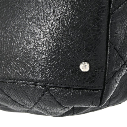 Chanel 2010-2011 Black Calfskin On The Road Drawstring Bucket Handbag
