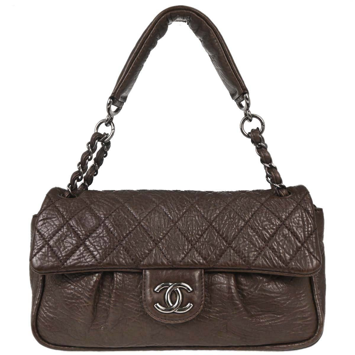 Chanel 2008-2009 Brown Calfskin Handbag