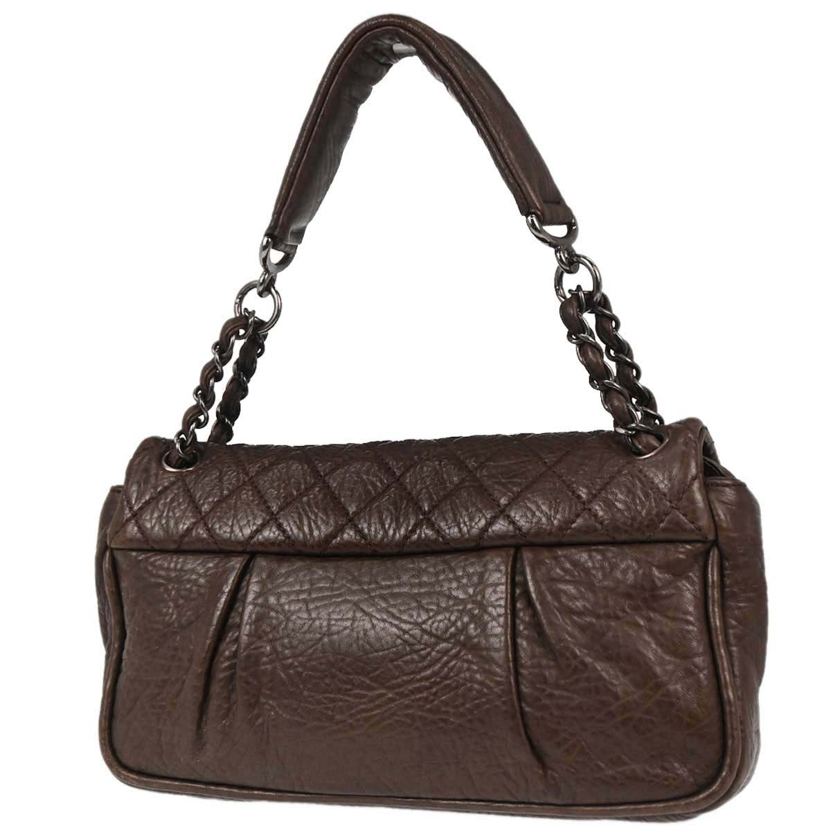 Chanel 2008-2009 Brown Calfskin Handbag