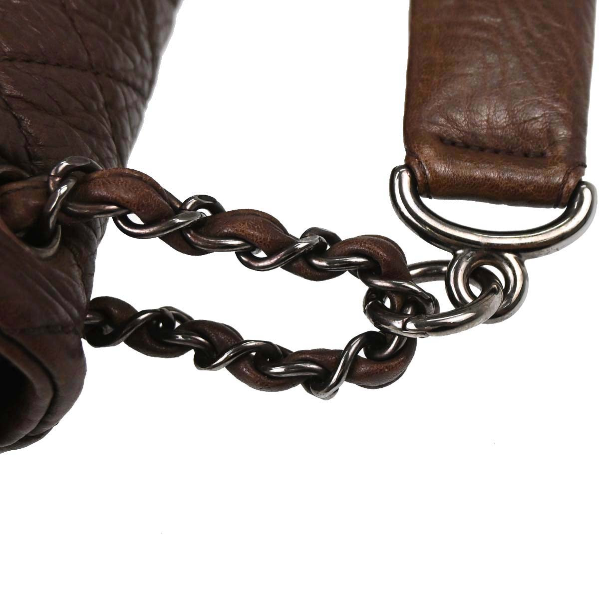 Chanel 2008-2009 Brown Calfskin Handbag