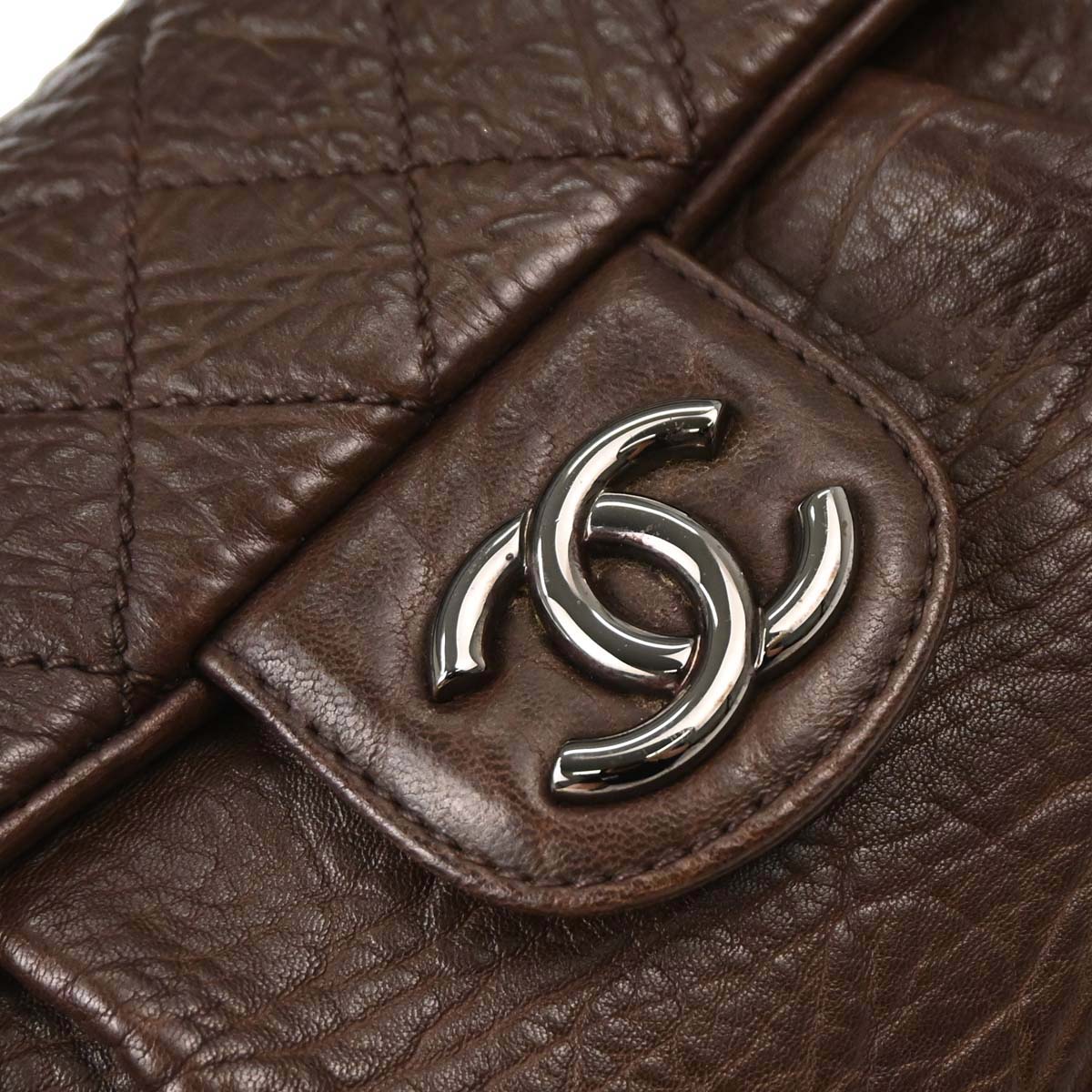 Chanel 2008-2009 Brown Calfskin Handbag