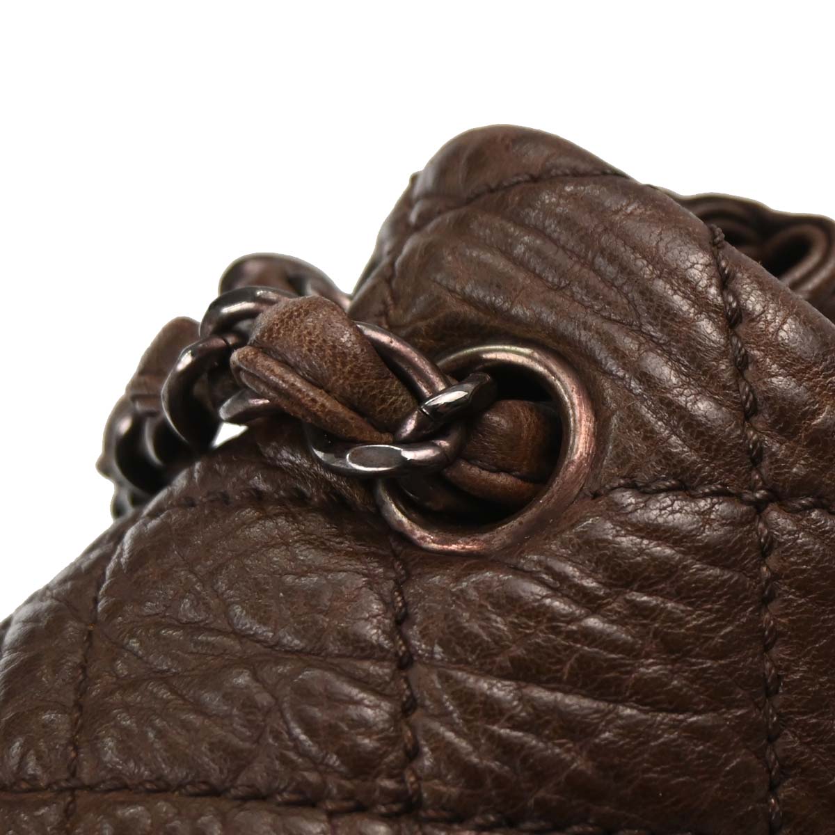 Chanel 2008-2009 Brown Calfskin Handbag