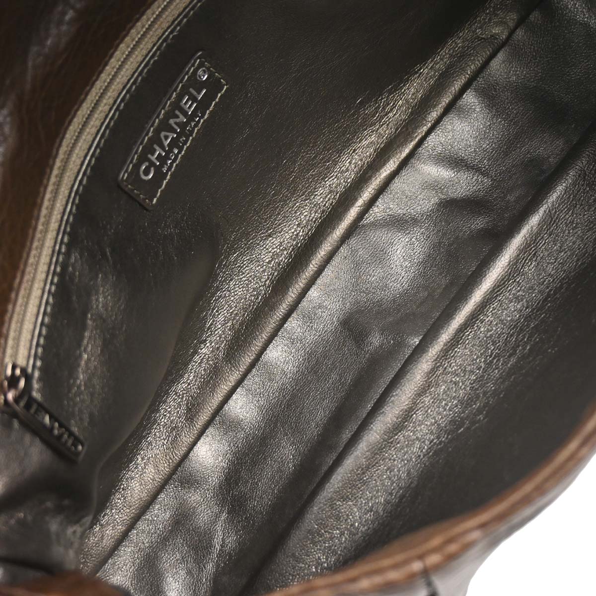 Chanel 2008-2009 Brown Calfskin Handbag