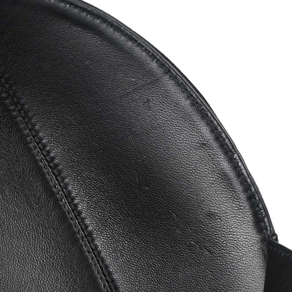 Chanel Black Lambskin Satin Camellia Handbag