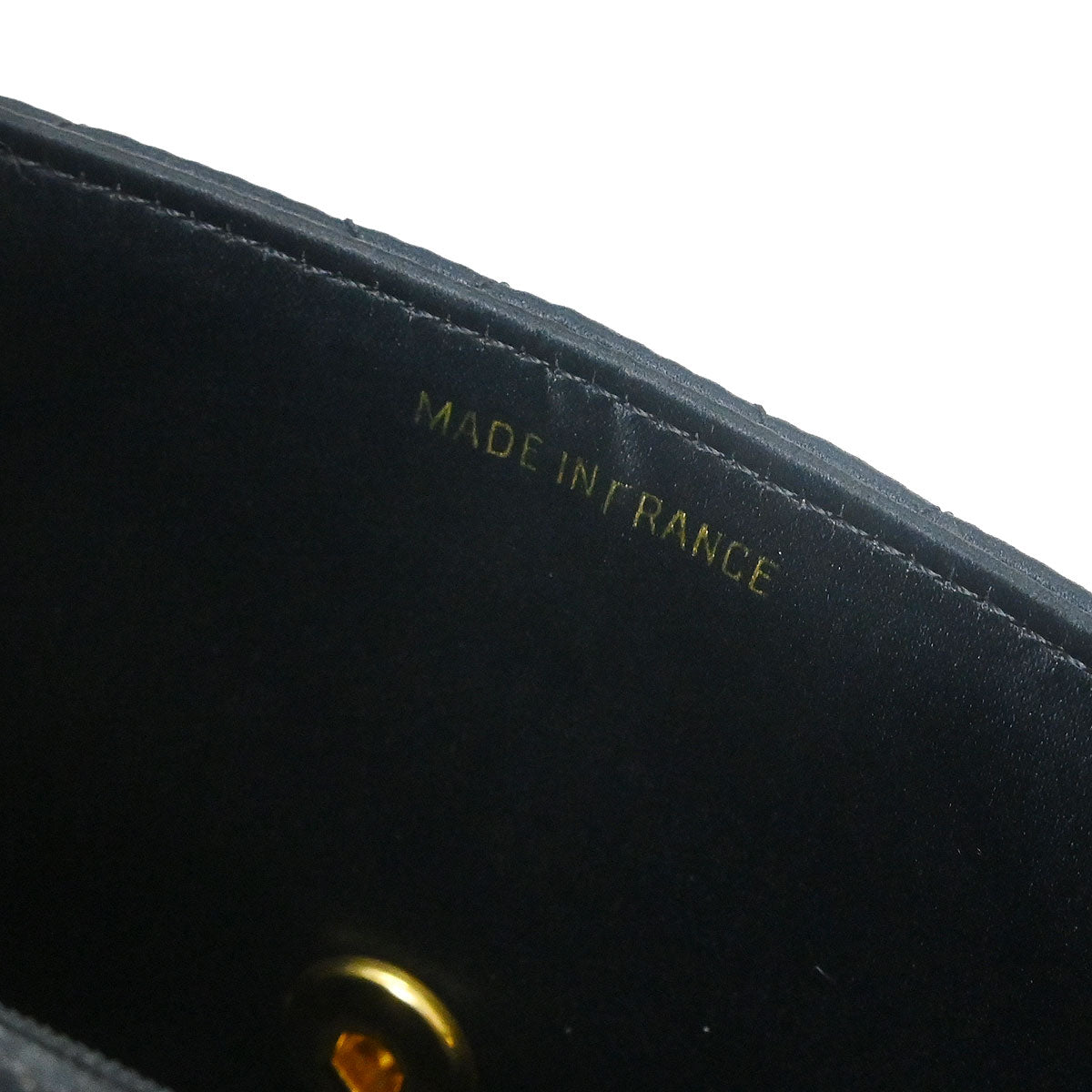 Chanel Black Satin Mini Classic Square Flap Shoulder Bag 17