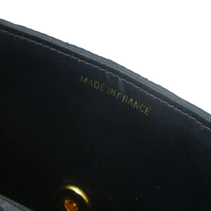 Chanel Black Satin Mini Classic Square Flap Shoulder Bag 17